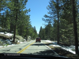Weg zu Glacier Point
