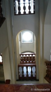 Treppenhaus in der Stiftsbibliothek St. Gallen