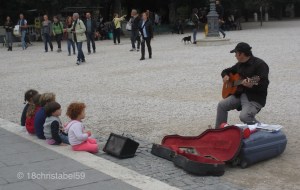 Musiker und seine Fans