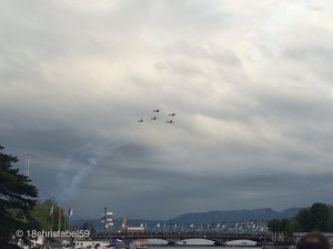 Flugshow überm Züri Fäscht