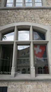 Nationalflagge am Landesmuseum