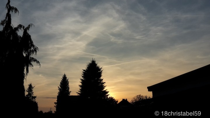 Polnischer Sonnenuntergang